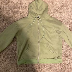Oversized Green Hoodie